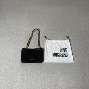 Moschino Love Moschino Canvas & PU Crossbody Bag